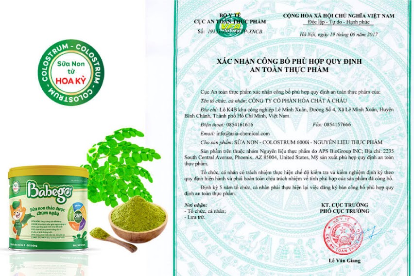 Giấy phép công bố sản phẩm