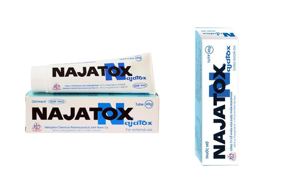 Kem bôi ngoài da Najatox giảm đau cơ, dây thần kinh